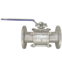 Кран шаровый фланцевый под привод нержавеющий (3PC), AISI304 DN 100 (4"), (CF8), PN16