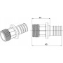 Переходник Rehau Rautitan R 16x1 RX+