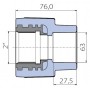 Переходник Ekoplastik 63x2 внутренняя резьба