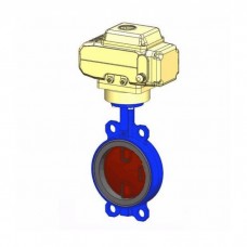 Затвор дисковый поворотный чугун VPI4448-N04EP Ду 125 Ру16 межфл с эл/приводом Nutork 400В диск чугун манжета EPDM Tecofi VPI4448-N04EP0125